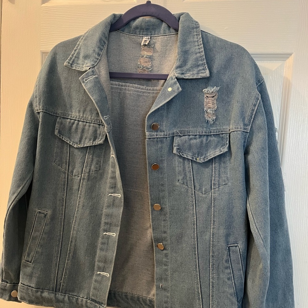 Aieryiyi “Where is my mind” denim jacket